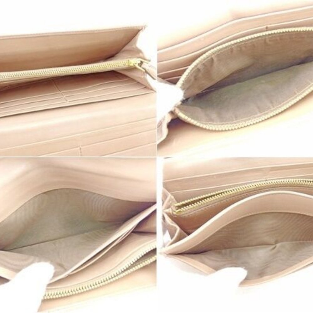 Prada Wallet Purse zipper wallet Beige Woman Authentic Used - Picture 6 of 6